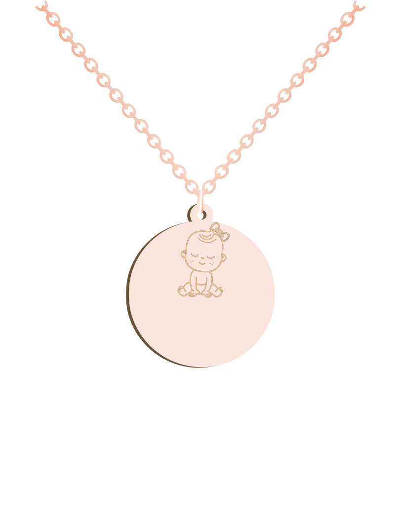 Baby Girl ID Necklace - Prime & Pure