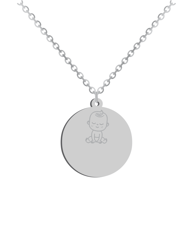 Baby boy silver on sale chain