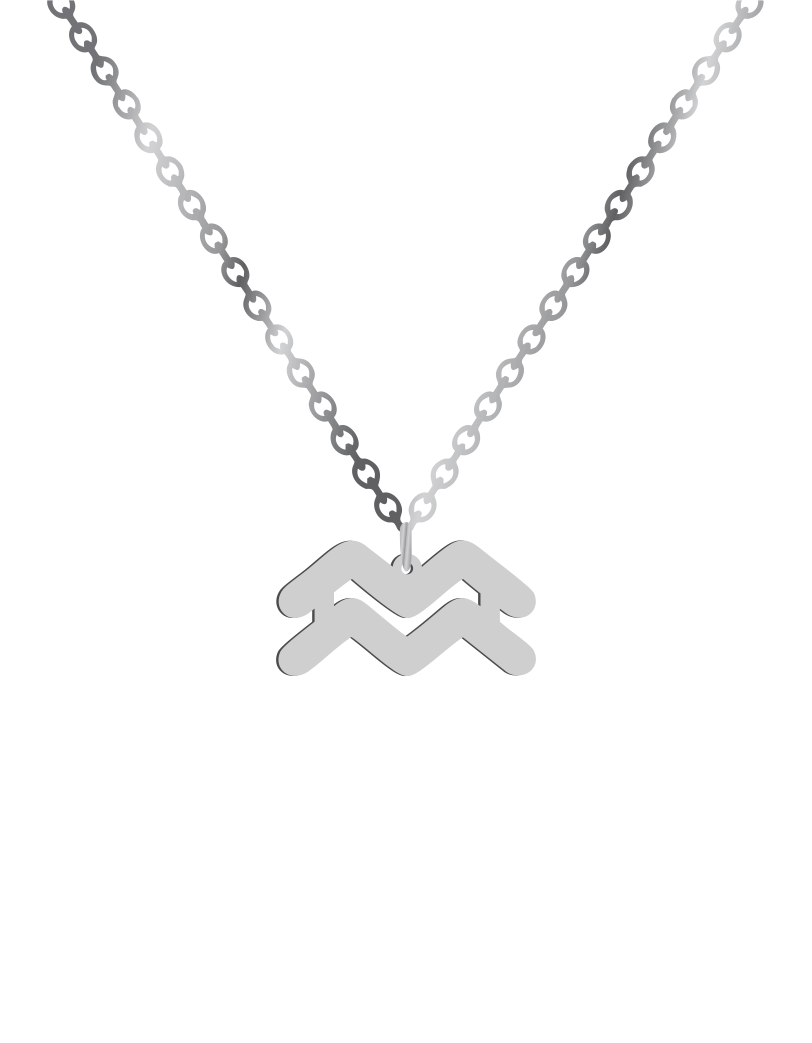 Aquarius Sign Necklace - Prime & Pure