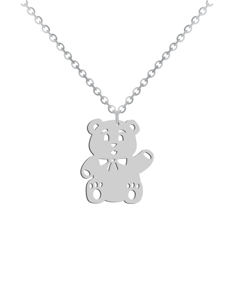 Teddy Bear Necklace - Prime & Pure