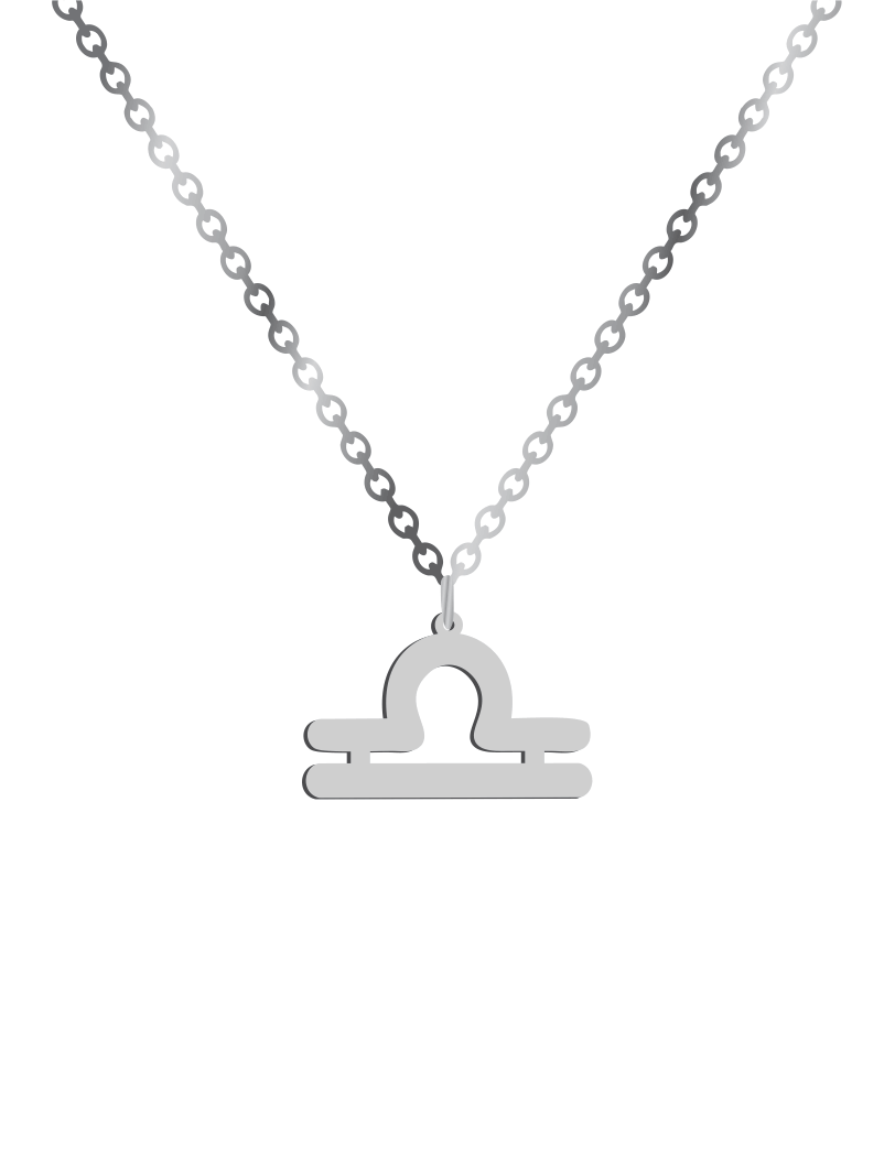 Libra deals necklace silver