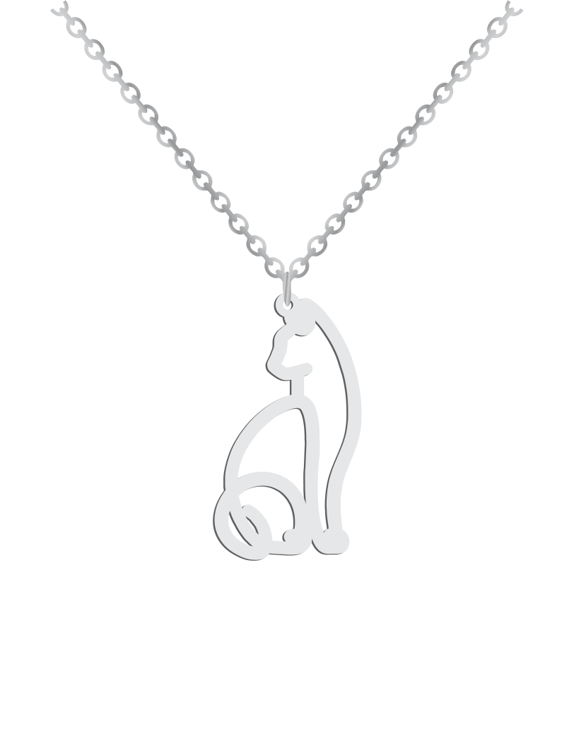 Cat Line Necklace - Prime & Pure