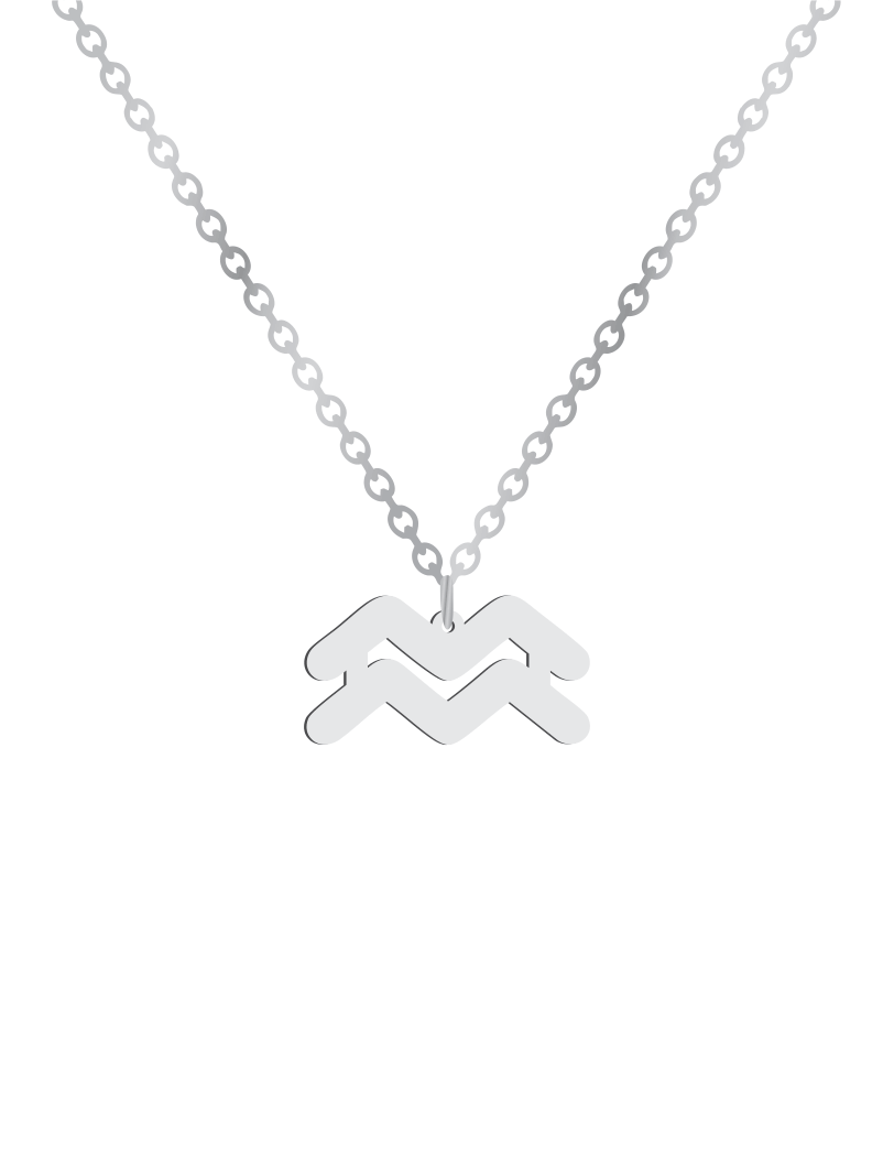 Aquarius Sign Necklace - Prime & Pure