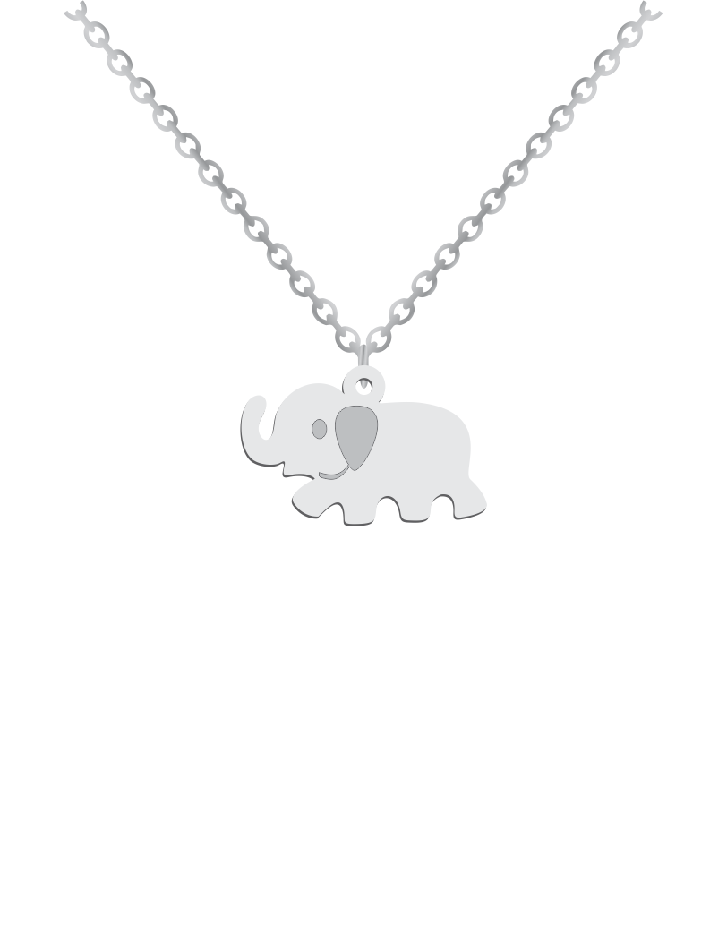 Baby Elephant Necklace - Prime & Pure