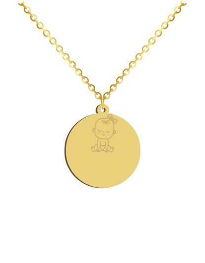 Baby Girl ID Necklace - Prime & Pure