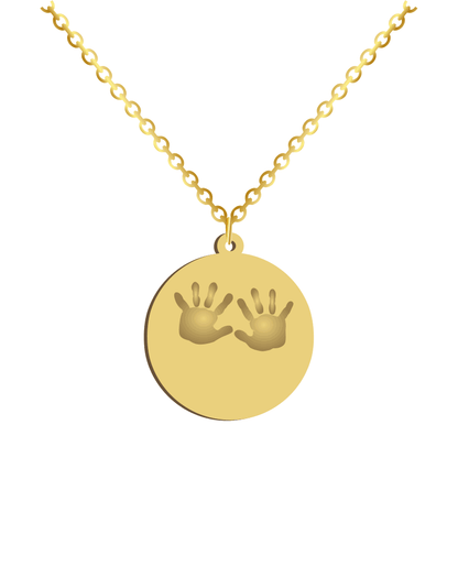 Baby Hands Print Necklace - Prime & Pure