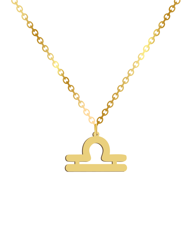 Libra deals sign necklace